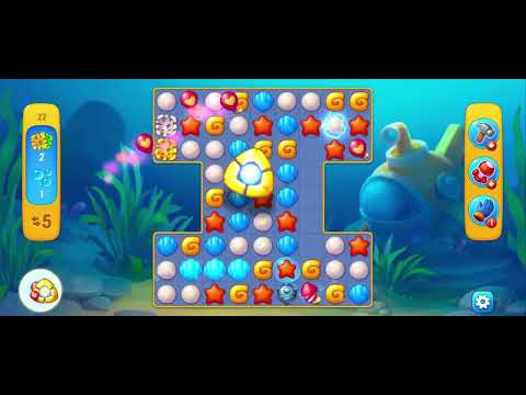 @Fishdom Shipwrecked Win Strikes Level 21 - 24