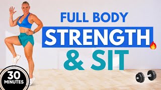 30 Min Full Body Strength & SIT Workout for Women Over 40