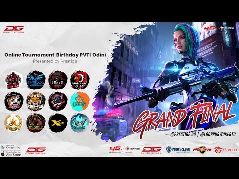 [LIVE] GRANDFINAL ONLINE TOURNAMENT FREE FIRE BIRTHDAY PARTY PVTI`Odini | By PRESTIGE