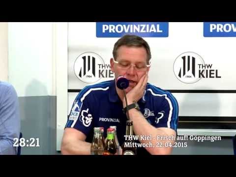 Pressekonferenz: THW Kiel - Frisch Auf! Göppingen, 22.04.2015