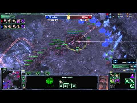 StarCraft 2 Wings of Liberty - EGIdrA (Z) vs. FGMaSsan (Z)