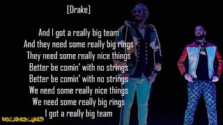 Drake &amp; Future -  Big Rings (Lyrics)