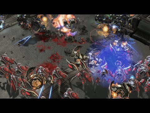 herO 🇰🇷 (P) vs Ryung 🇰🇷 (T) on Glittering Ashes - StarCraft 2 -2022