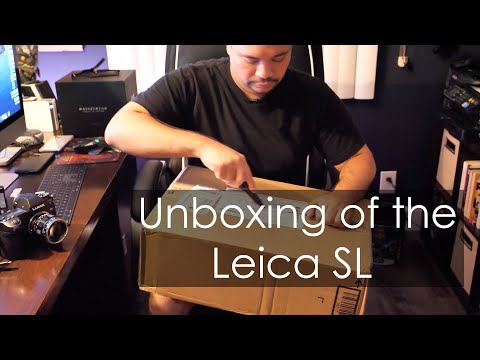 Leica SL Unboxing with comparison to Lumix S1R