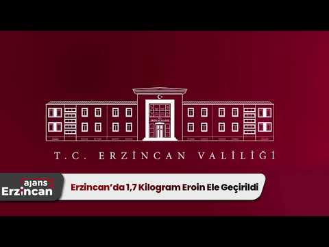 Erzincan’da 1,7 Kilogram Eroin Ele Geçirildi