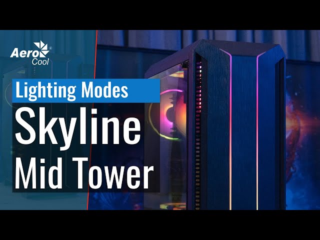 Aerocool Skyline ARG Crystal Acrylique USB 3.0 Noir video