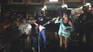 Busking in Tamarindo with Fatiniza & The International Band of All-Stars