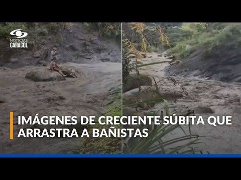 Emergencia en Viotá: tres heridos y un desaparecido tras creciente súbita en río Calandaima