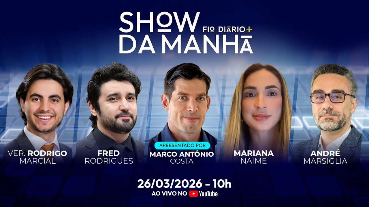 SHOW DA MANHÃ - ALERTA: FLÁVIO BOLSONARO ASSUSTA A ESQUERDA - 26/03/2026