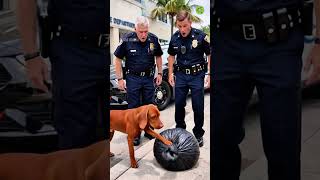 Cruel Family Throws Puppy in a Bag — A Dog Runs to Police for Help! #dogrescue #kindness #animalhero