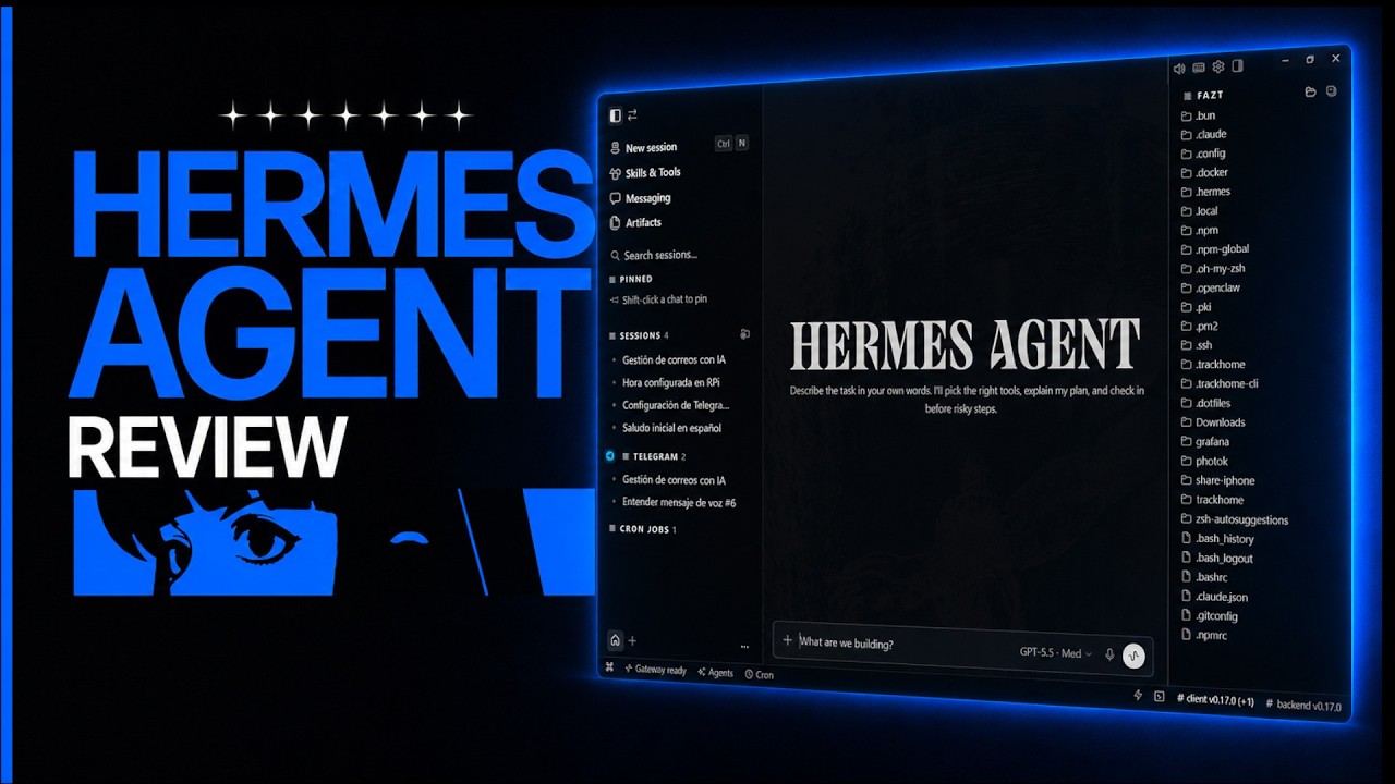 hermes agent Hermes Desktop: El Asistente de IA que INSTALAS en 2 Minutos (Mejor que OpenClaw)