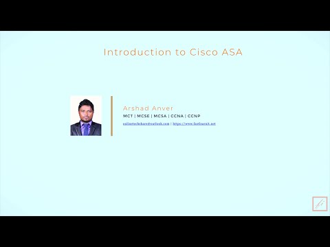 Cisco ASA Firewall Introduction | Fastlearnit Series: Cisco ASA Training Part 1
