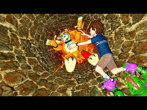FNAF Security Breach: Epic Jumps & Ragdoll/Fails - GMOD ep.60