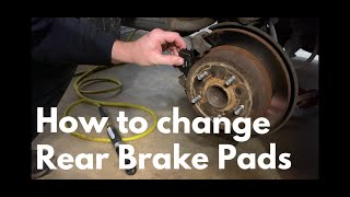 How to replace the Rear Brake Pads on a 2006 Lexus ES-330