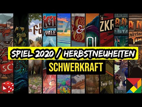 SPIEL 2020 Vorschau: Schwerkraft - Alle Neuheiten die in diesem Jahr noch erscheinen werden