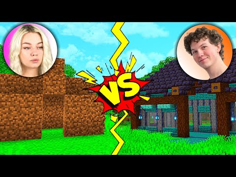 Hvem kan bygge det flotteste Hus i Minecraft? (Med min Kæreste)