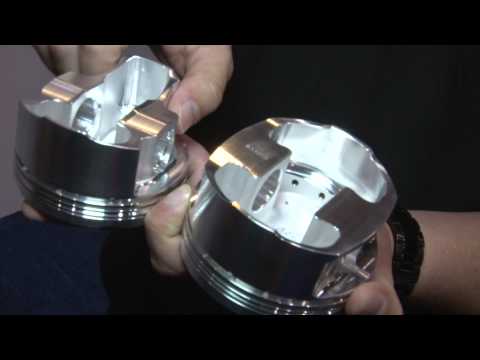 JE Pistons New Asymmetric Piston Design - SEMA 2011
