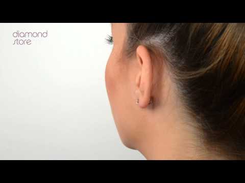 FG23 62A  - 0.40ct Diamond Stud Earrings In 18K Yellow Gold