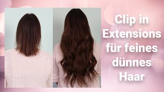 Clip in Extensions für dünnes feines Haar | Anleitung | Mimi made it