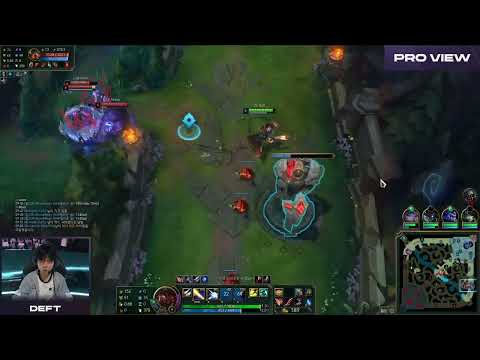 Deft finds 3 in bush Pro View | DK vs LSB | LCK Summer Week 1 Day 1