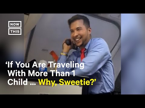 Flight Attendant Goes Viral With Sassy Safety Announcements