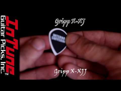 InTune GP - Guitar Picks Size/Shape comparison