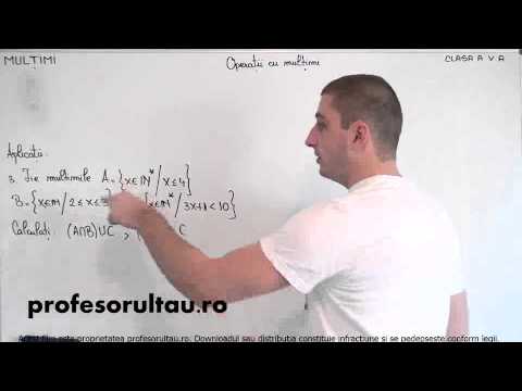 intersectia multimilor exemple rezolvate - profesorultau.ro