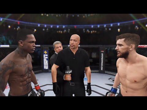 Israel Adesanya vs Edmen Shahbazyan (EA Sports UFC 4)