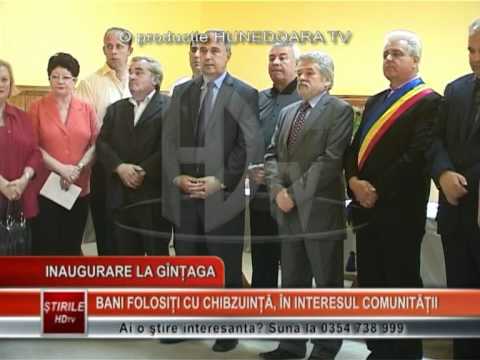 INAUGURARE LA GÎNŢAGA