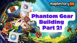 Maplestory M - Phantom Gear Building Part 2! Almost Full 50 Inherit Exalts! Crying after MDC Soul