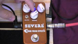 Video thumbnail for Tone Freak Severe Distortion Pedal Review Take 2 Tonefreak by Simon Smith