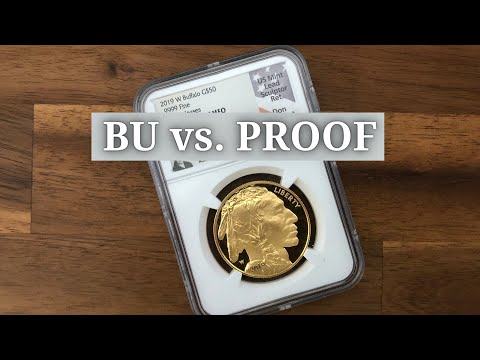 American Gold Buffalo | BU vs. Proof Comparison