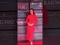 Sini Shetty New Gorgious Look Red Carpet The Railway Men PVR Andheri