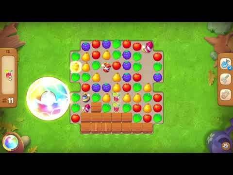 Gardenscapes level 15 No Boosters - 14 Moves 🌱 Gameplay Walkthrough (Android, iOS) Playrix