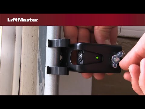 How to align the safety reversing sensors on your garage door opener