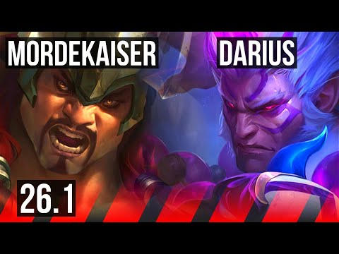 MORDEKAISER vs DARIUS (TOP) | Good KDA: 13/2/7 | EUW Master | 26.1