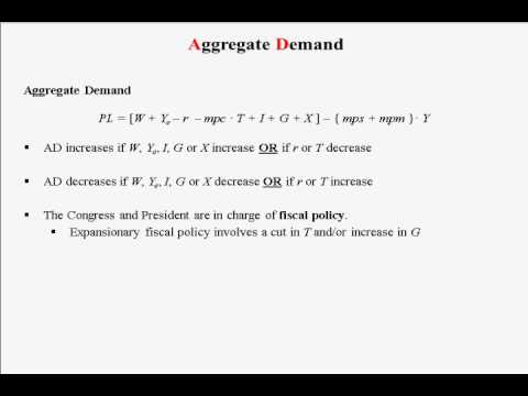 Macroeconomics lecture 4 (1 of 2)