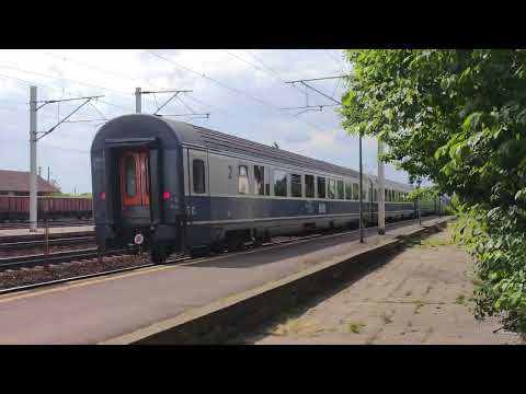 Tren interegio 1654 trece prin viteza mare prin Chitila