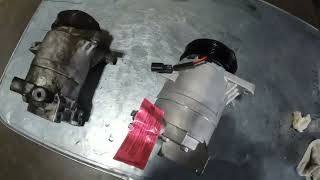 2014 NISSAN Pathfinder Replace AC Compressor