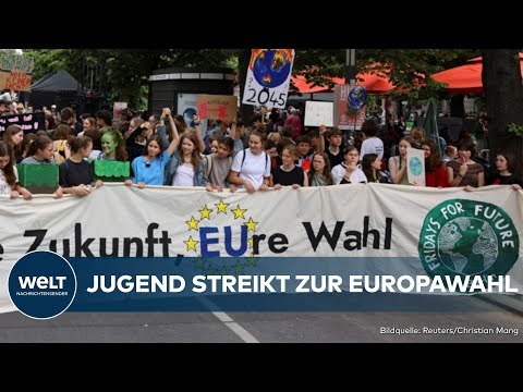 EUROPAWAHL: Fridays for Future ruft zum Klimastreik für Umweltschutz und gegen Rechtsextremismus auf