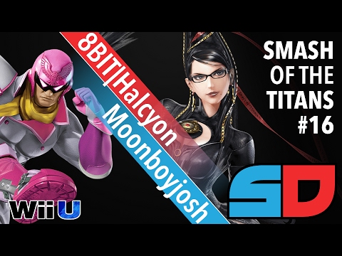 Smash of the Titans #16 - Winners Ro32: Moonboyjosh (C. Falcon/Link) vs 8BIT|Halcyon (Bayonetta)