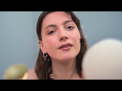 [subtitled] ASMR in French -  A skin care moment🐣🌼