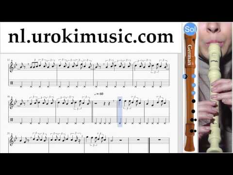 Blokfluit Leren Spelen (G.) Lukas Graham - 7 Years Tablatura Deel#2 um-i799