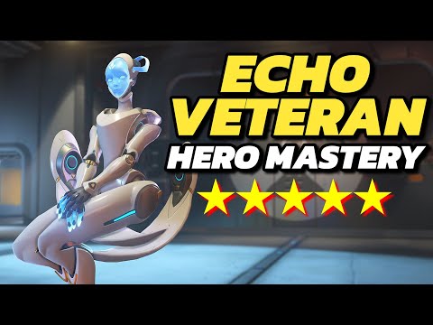 「Hero Mastery」 ECHO VETERAN HIGH SCORE 5 STARS (Overwatch 2 Guide)