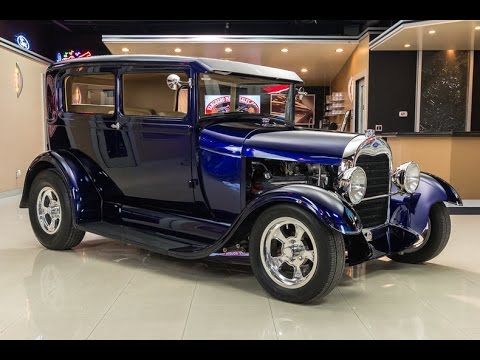 1928 Ford Model A Tudor Sedan Street Rod (CC-923740) for sale in Plymouth, Michigan