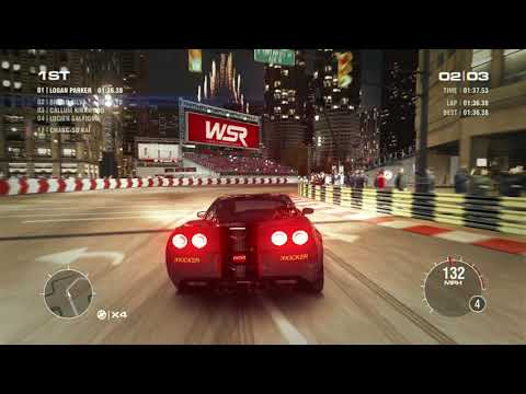 GRID 2 [XBOX 360]: PART 16 - CORVETTE IN NIGHT RACE