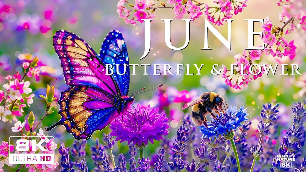 Springtime Splendor 4K | Buzzing Bees & Blooming Garden Paths 🌸 A Peaceful Season Awakens