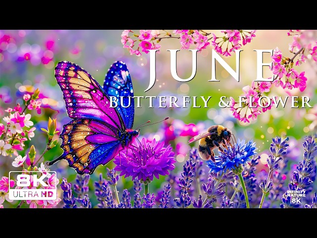Springtime Splendor 4K | Buzzing Bees & Blooming Garden Paths 🌸 A Peaceful Season Awakens