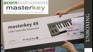 Video thumbnail for UNBOXING Acorn Instruments Masterkey 49 + Demo/testing by Cheren Seng