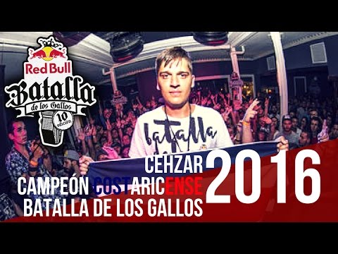 Cehzar / Recopilación Batallas del campeón nacional Red Bull Batalla de los Gallos Costa Rica 2016